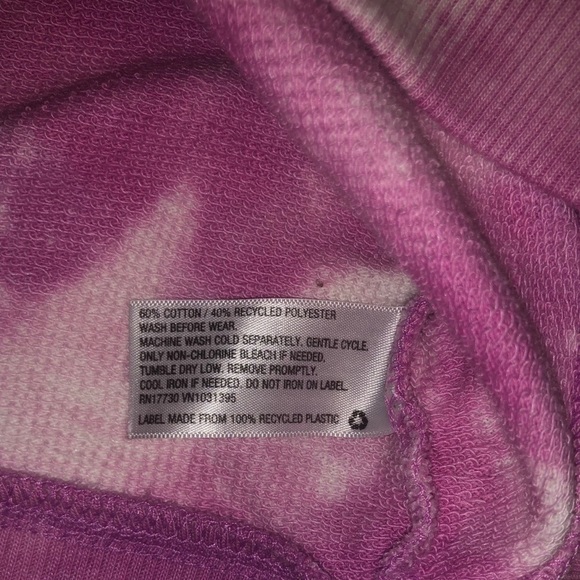 Custom reverse tie dye hoodie - Picture 3 of 3